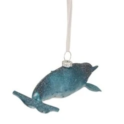 Northlight Blue Glitter Pipefish Glass Ornament -Northlight Sale Store D491052S 14