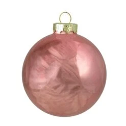 Northlight 4ct. Pink 2-Finish Glass Ball Ornaments -Northlight Sale Store D491057S 13