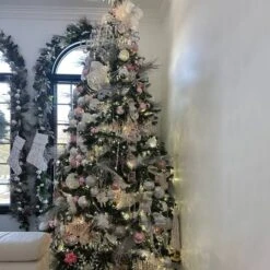 Northlight 4ct. Pink 2-Finish Glass Ball Ornaments -Northlight Sale Store D491057S 5