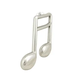 Northlight Silver Shiny Musical Sixteenth Note Ornament 5 Northlight Silver Shiny Musical Sixteenth Note Ornament -Northlight Sale Store D491063S 2