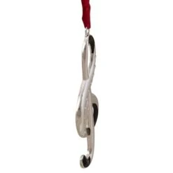 Northlight Silver Plated Clef Music Note Crystal Embellished Metal Ornament -Northlight Sale Store D491064S 3