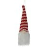 Northlight 8" Red & White Knit Gnome Head LED Ornament