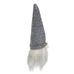 Northlight 8" Metallic Gray Knit Gnome Head LED Ornament -Northlight Sale Store D491070S 4