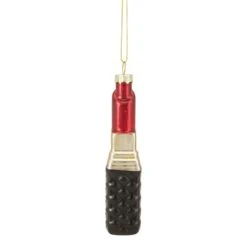 Northlight 4.5" Red Lipstick Glass Christmas Ornament -Northlight Sale Store D491074S 4