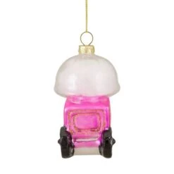 Northlight 3.5" Pink, White & Gold Cotton Candy Machine Glass Christmas Ornament -Northlight Sale Store D491085S 13