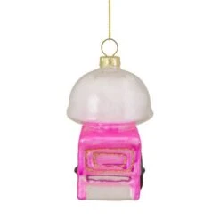 Northlight 3.5" Pink, White & Gold Cotton Candy Machine Glass Christmas Ornament -Northlight Sale Store D491085S 15