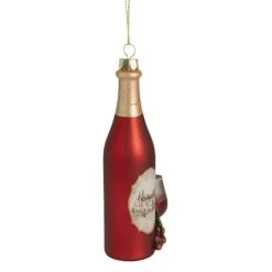 Northlight 6" Matte Red Wine Country Glass Bottle Christmas Ornament 20 Northlight 6" Matte Red Wine Country Glass Bottle Christmas Ornament -Northlight Sale Store D491087S 14