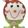 Northlight 9" Glittered Red & Green Shatterproof Gingerbread Boy Christmas Ornament