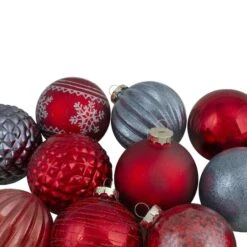 Northlight 12ct. 3" Red & Blue Finnial & Glass Ball Christmas Ornaments 8 Northlight 12ct. 3" Red & Blue Finnial & Glass Ball Christmas Ornaments -Northlight Sale Store D491100S 12