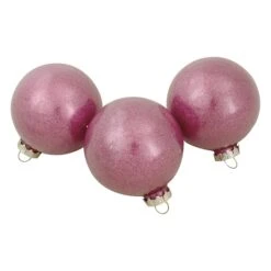 Northlight 12ct. 3" Glitter & Matte Magenta Pink Finial & Glass Ball Christmas Ornaments 8 Northlight 12ct. 3" Glitter & Matte Magenta Pink Finial & Glass Ball Christmas Ornaments -Northlight Sale Store D491101S 3