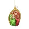 Northlight Holy Family Glass Nativity Ornament