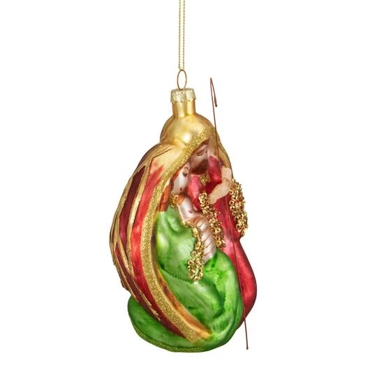Northlight Holy Family Glass Nativity Ornament 8 Northlight Holy Family Glass Nativity Ornament - Image 8