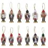 Northlight 12ct. 3.25" Multicolor Nutcracker Wood Ornaments