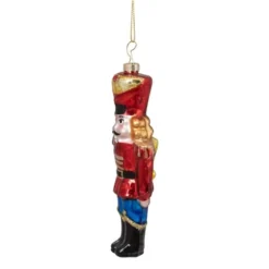 Northlight 5.5" Shiny Red Nutcracker Soldier Glass Ornament -Northlight Sale Store D491123S 4