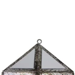 Northlight 10.5" Silver And Clear Mirrored Geometric Framed Drop Ornament 8 Northlight 10.5" Silver And Clear Mirrored Geometric Framed Drop Ornament -Northlight Sale Store D491134S 3