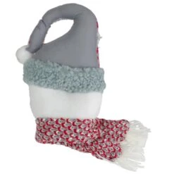 Northlight 11" Gray & Red Plush Knit Snowman Head Christmas Ornament -Northlight Sale Store D491162S 4