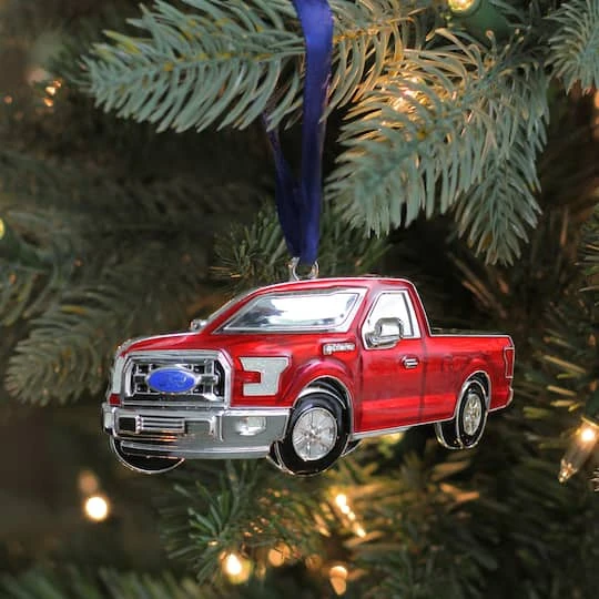Northlight 4" Red Ford F-150 Pick Up Truck Christmas Ornament 4 Northlight 4" Red Ford F-150 Pick Up Truck Christmas Ornament - Image 4