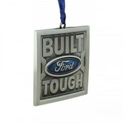 Northlight 3" Brushed Nickel Plated Built Ford Tough Christmas Ornament 6 Northlight 3" Brushed Nickel Plated Built Ford Tough Christmas Ornament -Northlight Sale Store D491174S 2