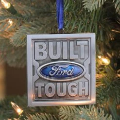 Northlight 3" Brushed Nickel Plated Built Ford Tough Christmas Ornament 7 Northlight 3" Brushed Nickel Plated Built Ford Tough Christmas Ornament -Northlight Sale Store D491174S 3