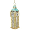 Northlight 5" Glittered Gold Glass Big Ben Christmas Ornament