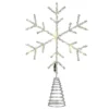 14.5" Snowflake Tree Top With Dual Color® Lights