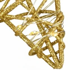 9" Gold Star Tree Top With Dual Color® Lights -Northlight Sale Store D491237S 4