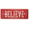 31" Believe Horizontal Holiday Wall Sign