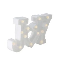 Northlight 12.75" White Joy LED Christmas Marquee Wall Sign -Northlight Sale Store D491425S 4
