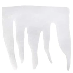 Northlight 7ft. White Glittered Artificial Christmas Craft Icicle Snow Fringe