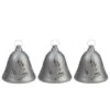 Northlight 6.5" Musical Lighted Silver Bells Christmas Décor Set