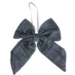 Northlight 5.25" Blue Double Loop Christmas Bow Wall Décor 7 Northlight 5.25" Blue Double Loop Christmas Bow Wall Décor -Northlight Sale Store D491532S 3