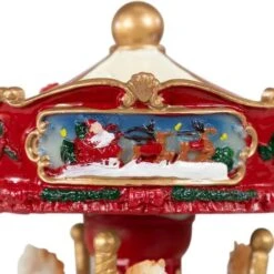 Northlight 6.5" Animated Carousel Music Box 15 Northlight 6.5" Animated Carousel Music Box -Northlight Sale Store D491549S 4