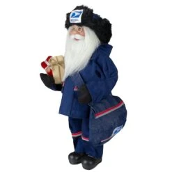 Northlight 17" United States Postal Service Standing Santa Claus Figurine 7 Northlight 17" United States Postal Service Standing Santa Claus Figurine -Northlight Sale Store D491553S 2