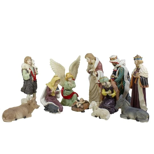 18" Nativity Figurine Set, 11pc. 1 18" Nativity Figurine Set, 11pc.