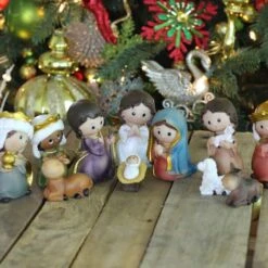 Northlight 3.5" Nativity Figurine Set, 11pc. -Northlight Sale Store D491566S 2
