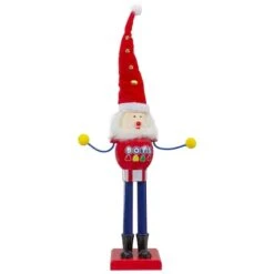 Northlight 16.75" Red & Blue Dots Christmas Nutcracker Figurine -Northlight Sale Store D491570S 4