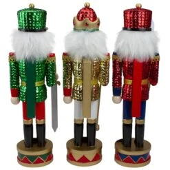 Northlight 14" Sequin Jacket Christmas Nutcracker Set 9 Northlight 14" Sequin Jacket Christmas Nutcracker Set -Northlight Sale Store D491573S 4