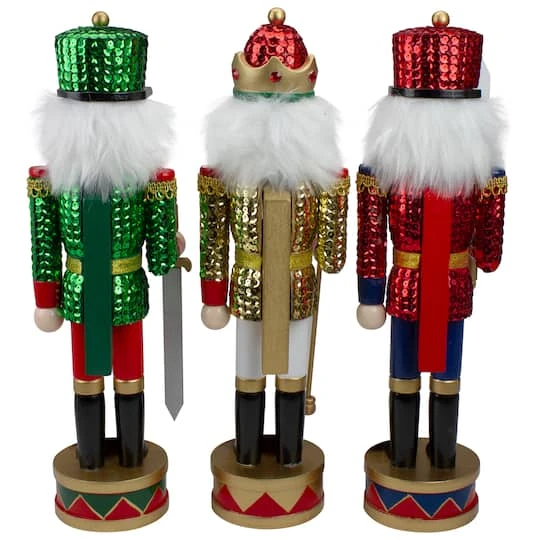 Northlight 14" Sequin Jacket Christmas Nutcracker Set 5 Northlight 14" Sequin Jacket Christmas Nutcracker Set - Image 5