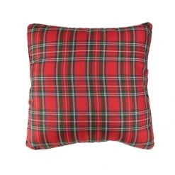 Northlight Red & Green Plaid Square Christmas Throw Pillow -Northlight Sale Store D491576S 3