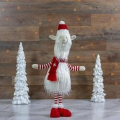 Northlight 26" Plush Standing Llama Tabletop Decoration -Northlight Sale Store D491577S 2