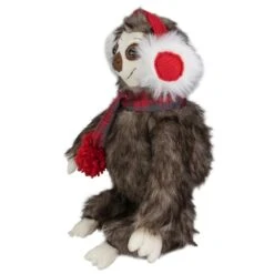 Northlight 12" Plush Sitting Sloth Tabletop Decoration 9 Northlight 12" Plush Sitting Sloth Tabletop Decoration -Northlight Sale Store D491578S 3