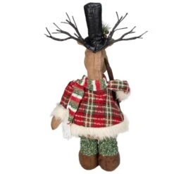 Northlight 20" Standing Christmas Moose Figure With LED Antlers Tabletop Décor -Northlight Sale Store D491580S 5