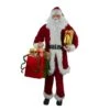 Northlight 6ft. Red & White Standing Santa Claus With Presents Christmas Figure