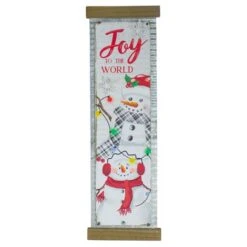 Northlight 26" Joy To The World Galvanized Christmas Wall Décor