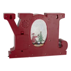 Northlight 11" LED Lighted Red & Gold Joy Christmas Glitter Snow Globe 11 Northlight 11" LED Lighted Red & Gold Joy Christmas Glitter Snow Globe -Northlight Sale Store D491588S 5