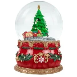 Northlight 6" Musical Christmas Tree & Train Animated Water Globe 13 Northlight 6" Musical Christmas Tree & Train Animated Water Globe -Northlight Sale Store D491589S 11