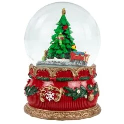 Northlight 6" Musical Christmas Tree & Train Animated Water Globe 17 Northlight 6" Musical Christmas Tree & Train Animated Water Globe -Northlight Sale Store D491589S 15