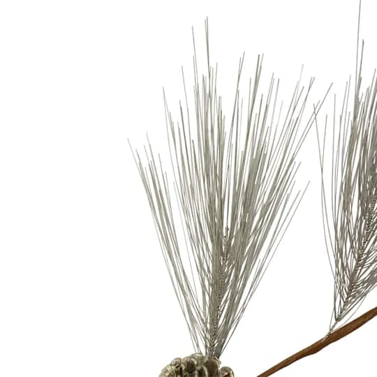Northlight Brown & Gray Long Needle Pinecone Christmas Spray 3 Northlight Brown & Gray Long Needle Pinecone Christmas Spray - Image 3
