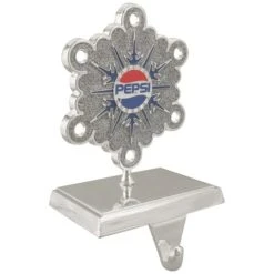 Northlight 6.5" Silver & Blue Pepsi Snowflake Christmas Stocking Holder -Northlight Sale Store D491602S 3