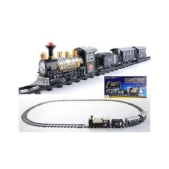Northlight Black Lighted Animated Classic Train Set 9 Northlight Black Lighted Animated Classic Train Set -Northlight Sale Store D491608S 4